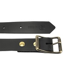 Klein® 5202M Heavy Duty General Purpose Belt, Size M, Leather, Black