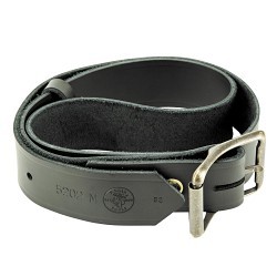 Klein® 5202M Heavy Duty General Purpose Belt, Size M, Leather, Black