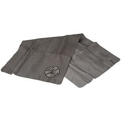 Klein® 60093 Cooling Towel, 29-1/2 in Length, 13 in Width, PVA, Gray