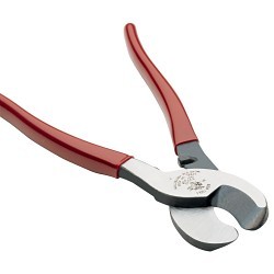 Klein® 63050 Cable Cutter, 4/0, 2/0, 9.39 in Overall Length, Forged steel Jaw, Aluminum, Soft Copper Material Application, No Insulated