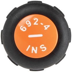 Klein® 6924INS Slim-Tip Screwdriver, 1/4 in Cabinet Point, 8.31 in OAL, Rubber Handle, ASTM F-1505-16, IEC 60900:2018