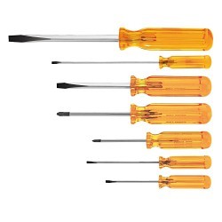 Klein® 85276 Screwdriver Set, SAE, 7 Piece