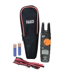 Klein® CL360 Clamp Meter, 600 VAC, 1000 VDC, 200 A, 60 MOhm, 0.58 in Jaw, Backlit