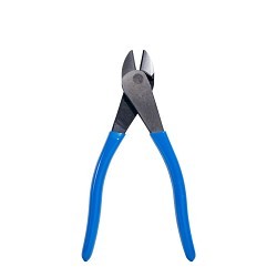 Klein® D2000-28 Diagonal Cutting Plier, 0.83 in L x 1.25 in W x 0.49 in THK Jaw, 7.98 in Overall Length, Diagonal/High Leverage Cut Type, Steel Jaw, No Insulated