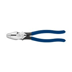 Klein® D213-9NE Lineman's Plier, 1.375 in Nominal Capacity, Cross-Hatched Knurled Jaw, 1.25 W x 1.594 L x 0.613 T in Jaw, 9.33 in Overall Length, Induction Hardened Cut Type, No Insulated