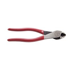 Klein® D228-8 Diagonal Cutting Plier, 1.019 in Nominal Capacity, Standard Jaw, 1.25 in W x 0.781 in L x 0.46 in Thk Jaw, 8 in Overall Length, Standard Cut Type, Steel Jaw, Yes Insulated