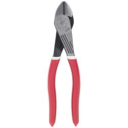 Klein® D2288RWB Diagonal Cutting Plier, 1.02 in Nominal Capacity, 0.81 in L x 1.19 in W x 0.81 in Thk Jaw, 8.06 in Overall Length, Standard Cut Type, Steel Jaw, No Insulated