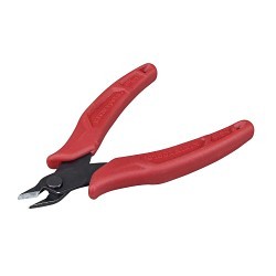 Klein® D2755 Diagonal Cutting Plier, 0.2 in Nominal Capacity, 0.45 in L x 0.26 in W x 0.09 in THK Jaw, 5.05 in Overall Length, Flush Cut Type, Steel Jaw, No Insulated