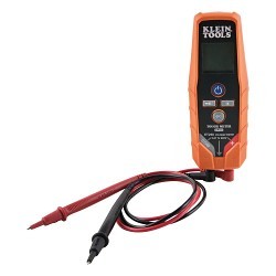 Klein® ET250 Voltage/Continuity Tester, 2 - 600 VAC/VDC Supply, Digital Lcd