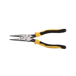 Klein® J206-8C Wire Stripper, All-Purpose, 8-5/8 in Overall Length, 8-16 AWG Solid, 10-18 AWG Stranded For Max Wire Thickness