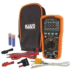 Klein® MM700 Digital Multimeter, 1000 VAC/DC, 10 A AC/DC, 40 Mohm, 1000 VAC/DC, 10 A, 40 MOhm, LCD