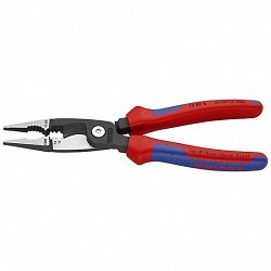 Knipex® 13 82 8 Crimper, 3/8 inW Jaw, 8 in Overall Length