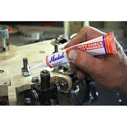 LA-CO® Markal® 434-96674 Liquid Paint Marker, Extended Plastic Tip, Orange