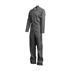 LAPCO FR™ FR CVEFR7GY-2XL RG Economy Coverall, 2X-Large, Gray, 100% Cotton