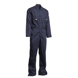 LAPCO FR™ GOCD6NY-62 Economy Coverall, Size 62, Royal Blue, Flame-Resistant Cotton-Nylon