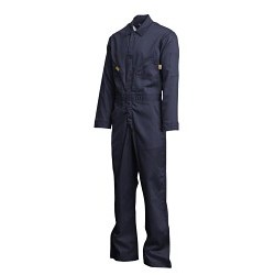 LAPCO FR™ GOCD6NY-62 Economy Coverall, Size 62, Royal Blue, Flame-Resistant Cotton-Nylon