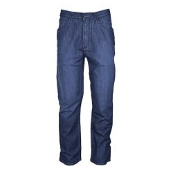 LAPCO FR™ P-INDFC11 36X28 Comfort Flex Jean, Male, 36 in Waist, Blue, 69% Cotton - 30% Modacrylic - 1% Elastane, 28 in