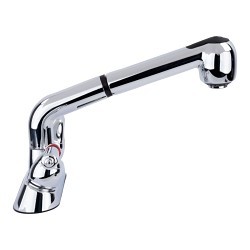 LDR® 509973 Laundry Faucet, 2.2 gpm, Chrome, 2 Handles