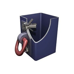 LNA Solutions BoxBolt® BQ1Z20 Anchor Bolt, 3/4 in Dia, 4 in Hook Length