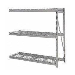 LYON® DD67315W Bulk Storage Rack, 72 in Overall Height, 72 in Overall Width, 48 in Overall Depth, 3 Shelves, 10000 lb, Dove Gray