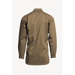 Lapco Manufacturing LAPCO FR™ IKH7-KHK-XL Shirt, No Hooded (Yes/No), Men's, XL, Khaki, Cotton