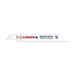 Lennox 20529B618R Reciprocating Saw Blade, 6 in Length, 3/4 in Width, 18 TPI, Bi-Metal Body