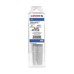 Lennox 20529B618R Reciprocating Saw Blade, 6 in Length, 3/4 in Width, 18 TPI, Bi-Metal Body