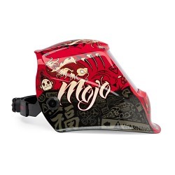 Lincoln Electric® K3101-4 Welding Helmet, 5 - 13 Lens Shade, Graphics: Mojo, Black, 3.74 x 3.34 in Viewing Area