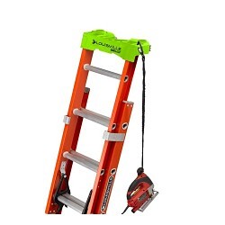 Louisville® L-3022-20PT Extension Ladder, 20 ft Overall Length, 300 lb Load, Fiberglass