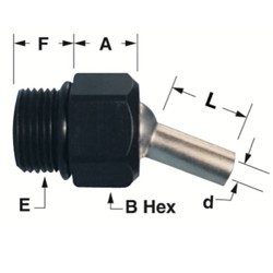 MariTool QPMJB09141 Jetbolt Coolant Nozzle, 1/8 in