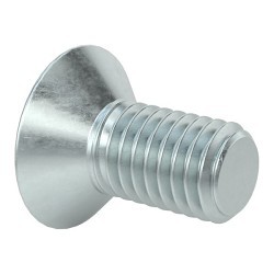 MCMASTER-CARR® 90236A166 Flat Head Screw, Measurement System: Metric, M8-1.25, 16 mm Overall Length, Steel, Flat, Zinc Plated, Torx Drive