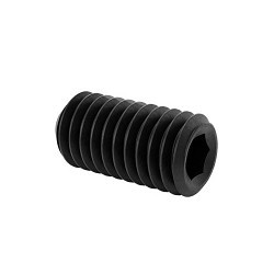 MCMASTER-CARR® 91385A622 Set Screw, 3/8 in Screw, 3/4 in Length, Hex Drive, Alloy Steel, UNC