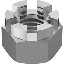 MCMASTER-CARR® 91853A035 Lock Nut, Measurement System: Imperial, 5/8-11, Stainless Steel, Material Grade: 18-8