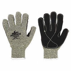 MCR Safety 93861S Welding Gloves, Small, #7, Kevlar®, Yellow, Kelvar®, Knit Wrist Cuff, 11-3/4 in Length, 7 ga Glove Material Thickness