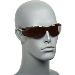 MCR Safety BearKat® BK112 Safety Glasses, Duramass Hard Coat Lens Coating, Gray Lens, Wrap Around, Polycarbonate Lens, Universal