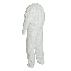 MCR Safety DuPont™ Tyvek® TY127SX2 Disposable Coverall, 2X-Large, White, Olefin, 58 in Chest, 31 in Inseam Length