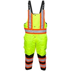 MCR Safety VT38BPX2 Rainwear Winter Pant, 30.71 in Inseam Length, Fluorescent Lime/Orange/Black, Polyester, 2X-Large