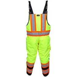 MCR Safety VT38BPXL Rainwear Winter Pant, 30.12 in Inseam Length, Fluorescent Lime/Orange/Black, Polyester, X-Large