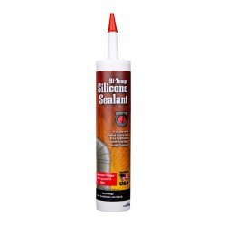 MEECO 6384348 Silicone Sealant, 10.3 oz Container Size Range, Cartridge, Red