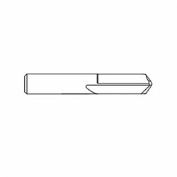 M.A. Ford® 20018750 Hi-Roc® Twister® 200 High Performance General Purpose Straight Flute Drill Bit, 3/16 in Drill - Fraction, 0.1875 in Drill - Decimal Inch, 3XD D Cutting, 2 Flutes, Solid Carbide