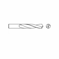 M.A. Ford® Twister® GP 20405950 General Purpose Jobber Length Drill Bit, #53 Drill - Wire, 0.0595 in Drill - Decimal Inch, 118 deg Point, Solid Carbide, Bright
