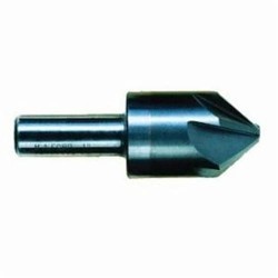 M.A. Ford® 78125002 78 Series Chatterless Single End Countersink With Tang Drive, 1-1/4 in Dia Body, 1/2 in Dia Shank, 6 Flutes, 82 deg Included, 0.37 in Dia Min Cutting, Solid Carbide