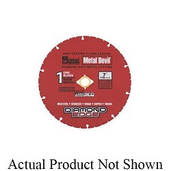 M.K. Morse® 102001 Metal Devil™ Diamond Circular Saw Blade, 4-1/2 in Dia Blade, 0.05 in W, 7/8 in, 5/8 in Arbor/Shank