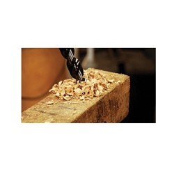 M.K. Morse® 125628 Double Cut Premium Auger Bit, 1-1/8 in Dia, 18 in OAL, 7/16 in Shank