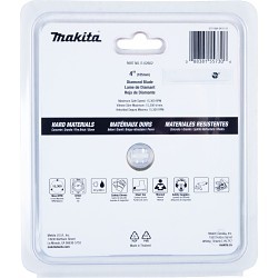 Makita® E-02602 Diamond Saw Blade, 4 in Blade Dia, 7/8 in, 20 mm, 5/8 in