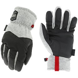 Mechanix Wear® CWKG-58-012 Work Gloves, 2X-Large, #11, Fleece, Grey/Black, Elastic Cuff, Resists: Cold Water Wind