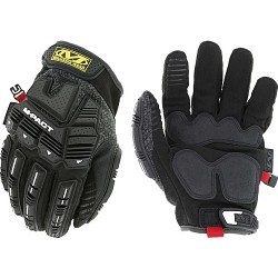 Mechanix Wear® CWKMP-58-009 Work Gloves, Medium, #8, Armortex Palm, Thermoplastic Rubber, Black/Gray, Resists: Impact, Water