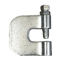 Michigan Brass 200-3/8 Pipe Beam Clamp, 3/8 in Rod, 400 lb, Carbon Steel, Plain