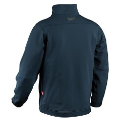 Milwaukee® 204BL-21XL M12™ TOUGHSHELL™ Heated Jacket, XL, Blue, TOUGHSHELL™ Stretch Polyester Outer/Brushed Tricot Inner, Resists: Wind/Water