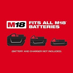 Milwaukee® 2630-20 Circular Saw, 6-1/2 in Blade, 5/8 in Arbor/Shank, 18 VDC, 1-9/16 in Cutting Depth, Lithium-Ion Battery, Blade Side Left